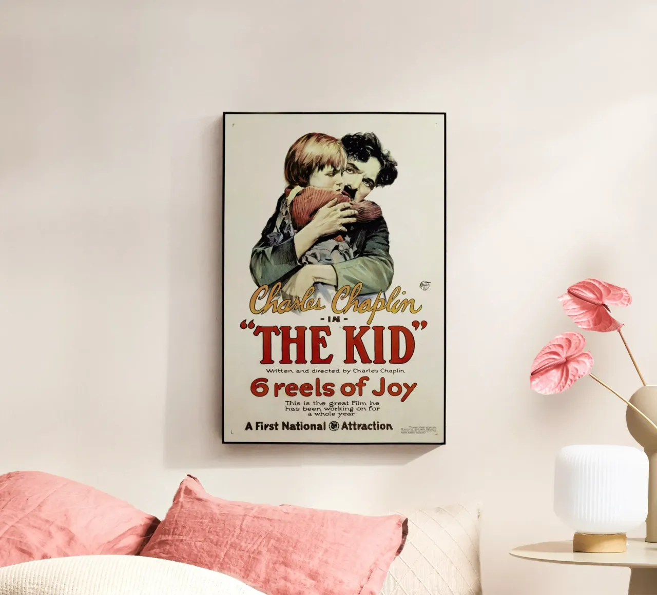 Charlie Chaplin 'The Kid' acrylic glass by ARTOTHEK