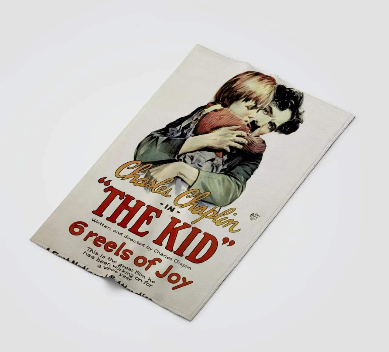 Charlie Chaplin 'The Kid' coperta in pile da ARTOTHEK
