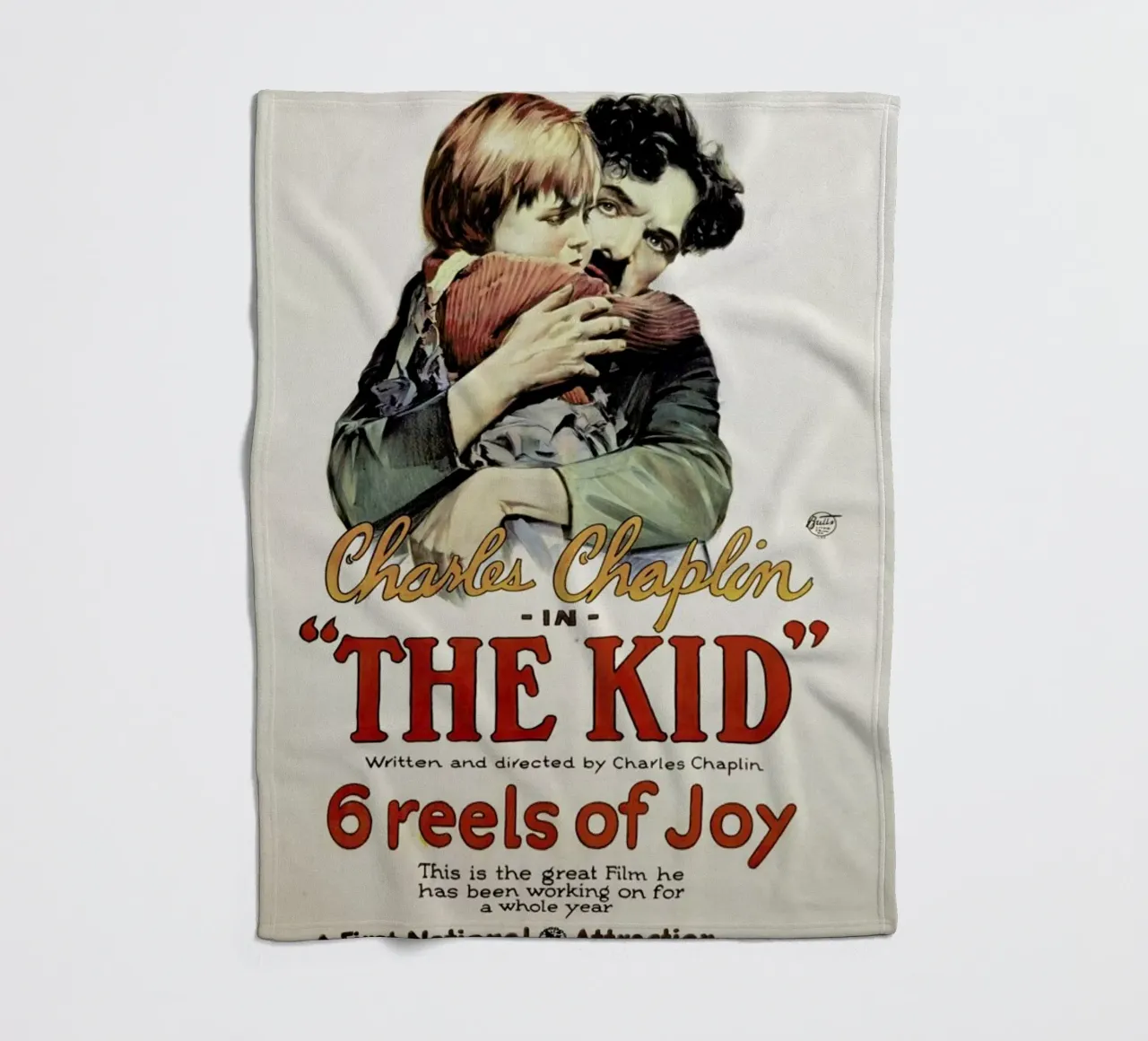 Charlie Chaplin 'The Kid' coperta in pile da ARTOTHEK