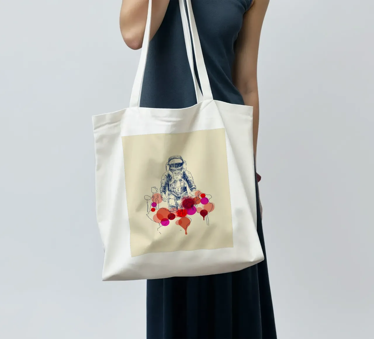 Gravity of Dreams borsa in juta da Indigo Rain