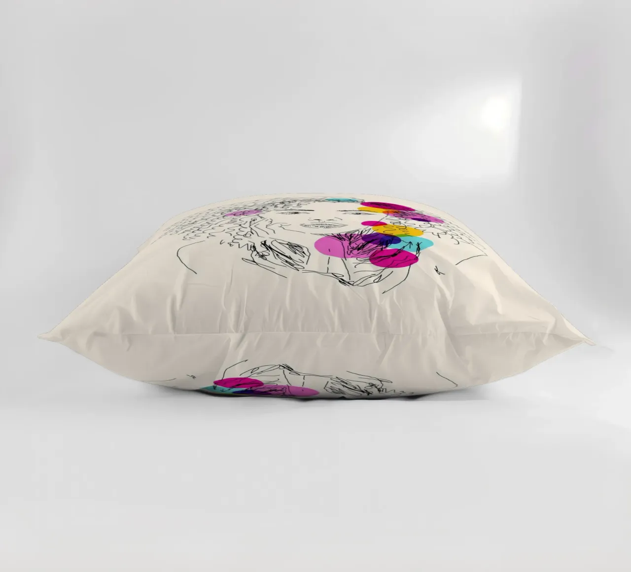 Power in Every Line cuscino da Indigo Rain