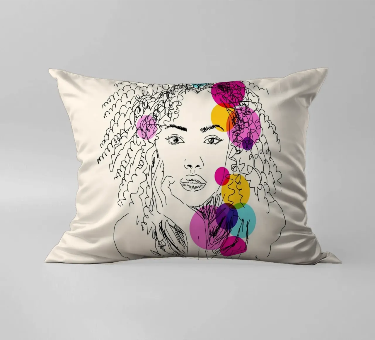 Power in Every Line cuscino da Indigo Rain