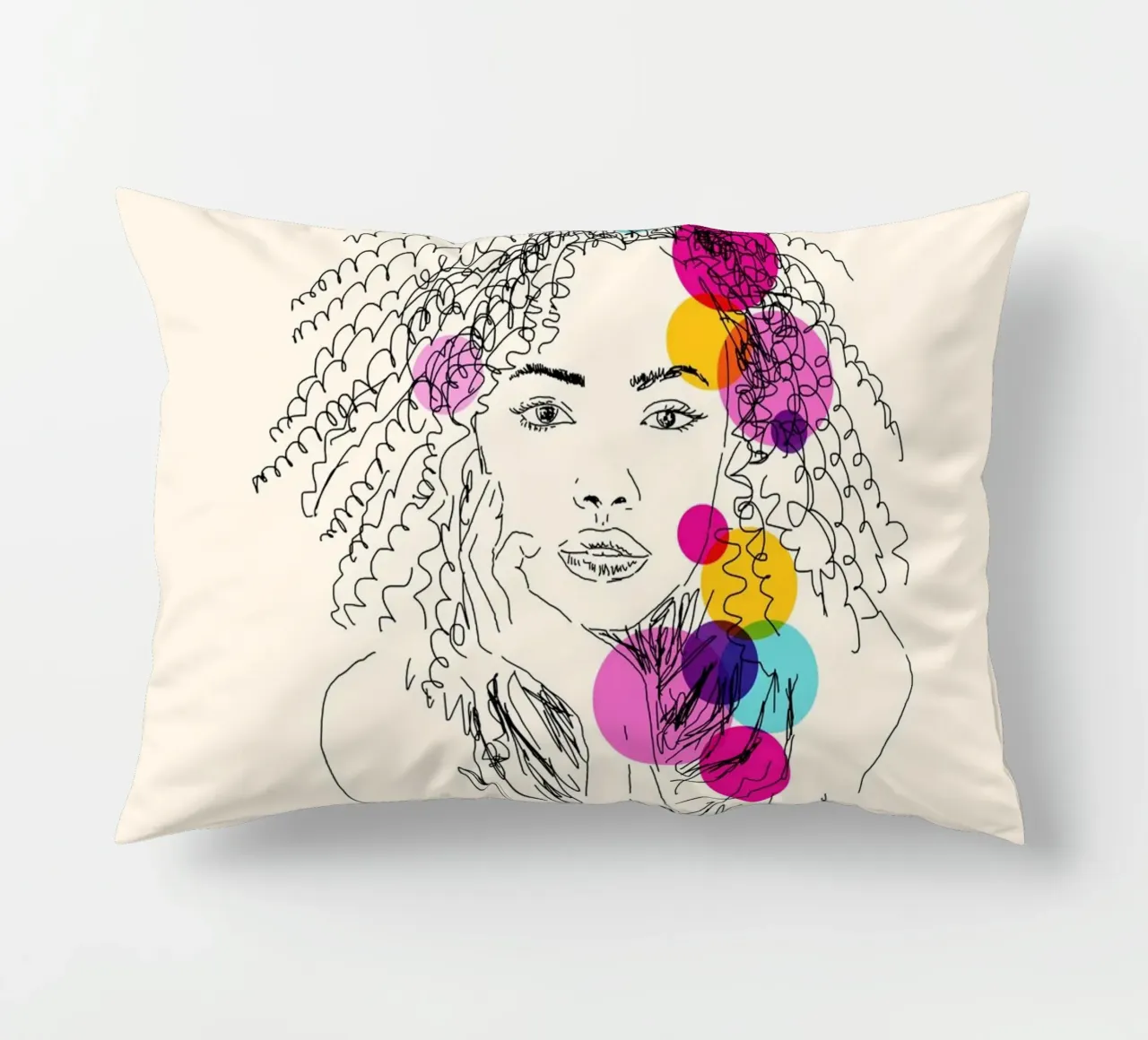 Power in Every Line cuscino da Indigo Rain