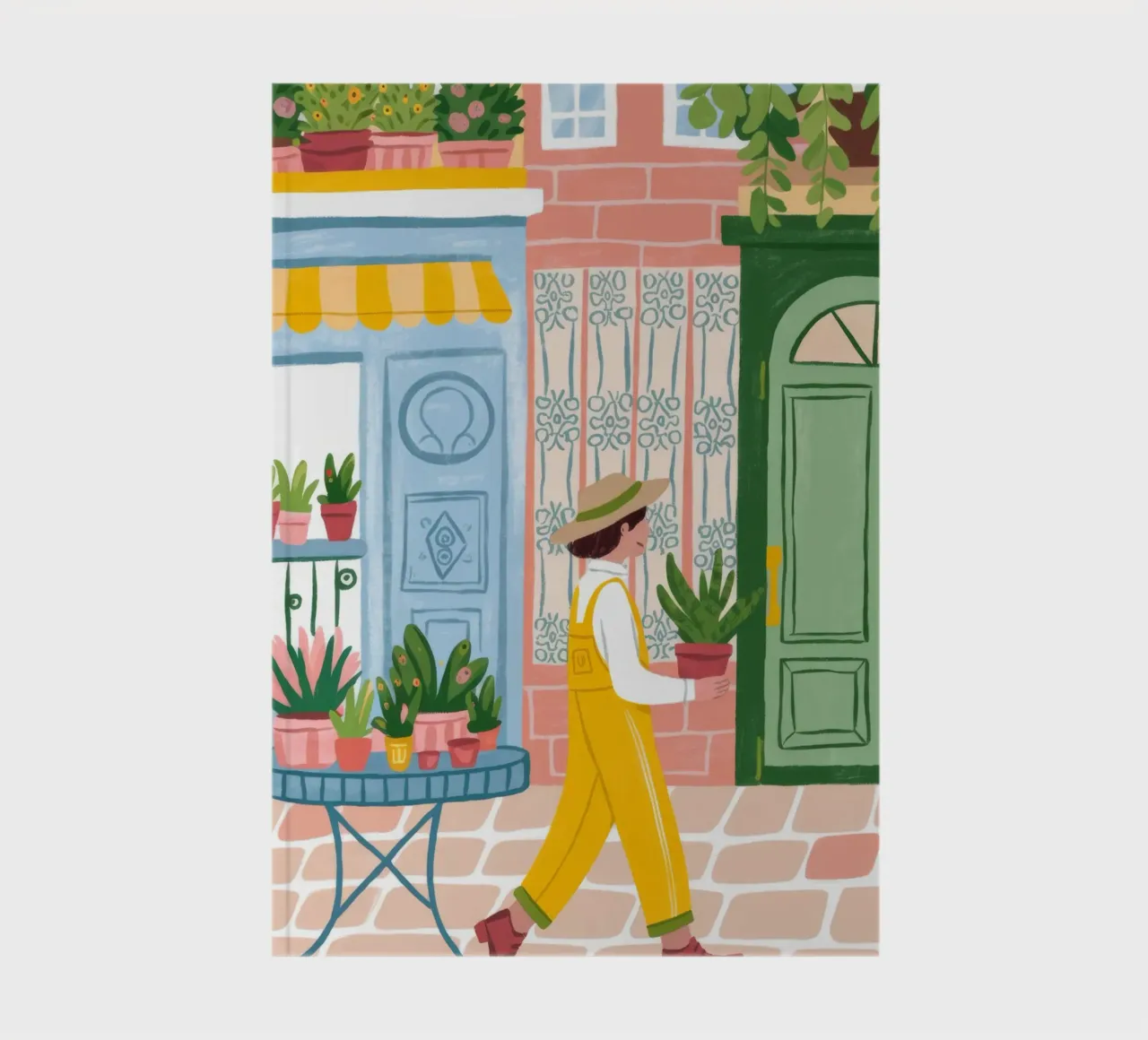 Charming Street Stroll notebook by Fine Sanctuary