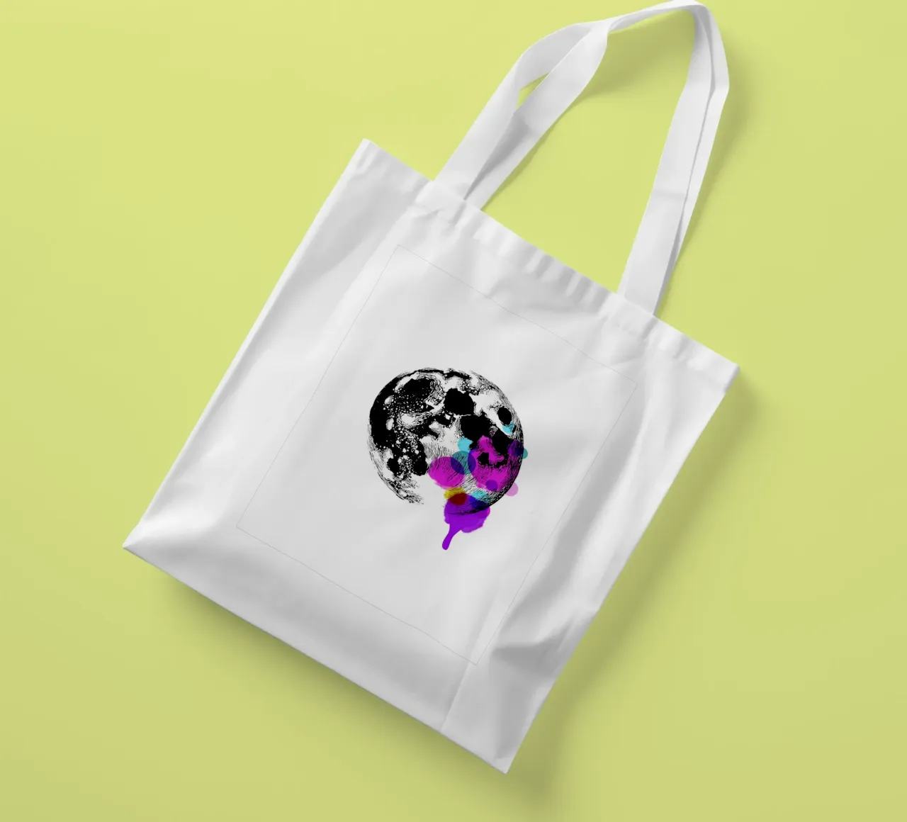 The Moon tote bag by Indigo Rain