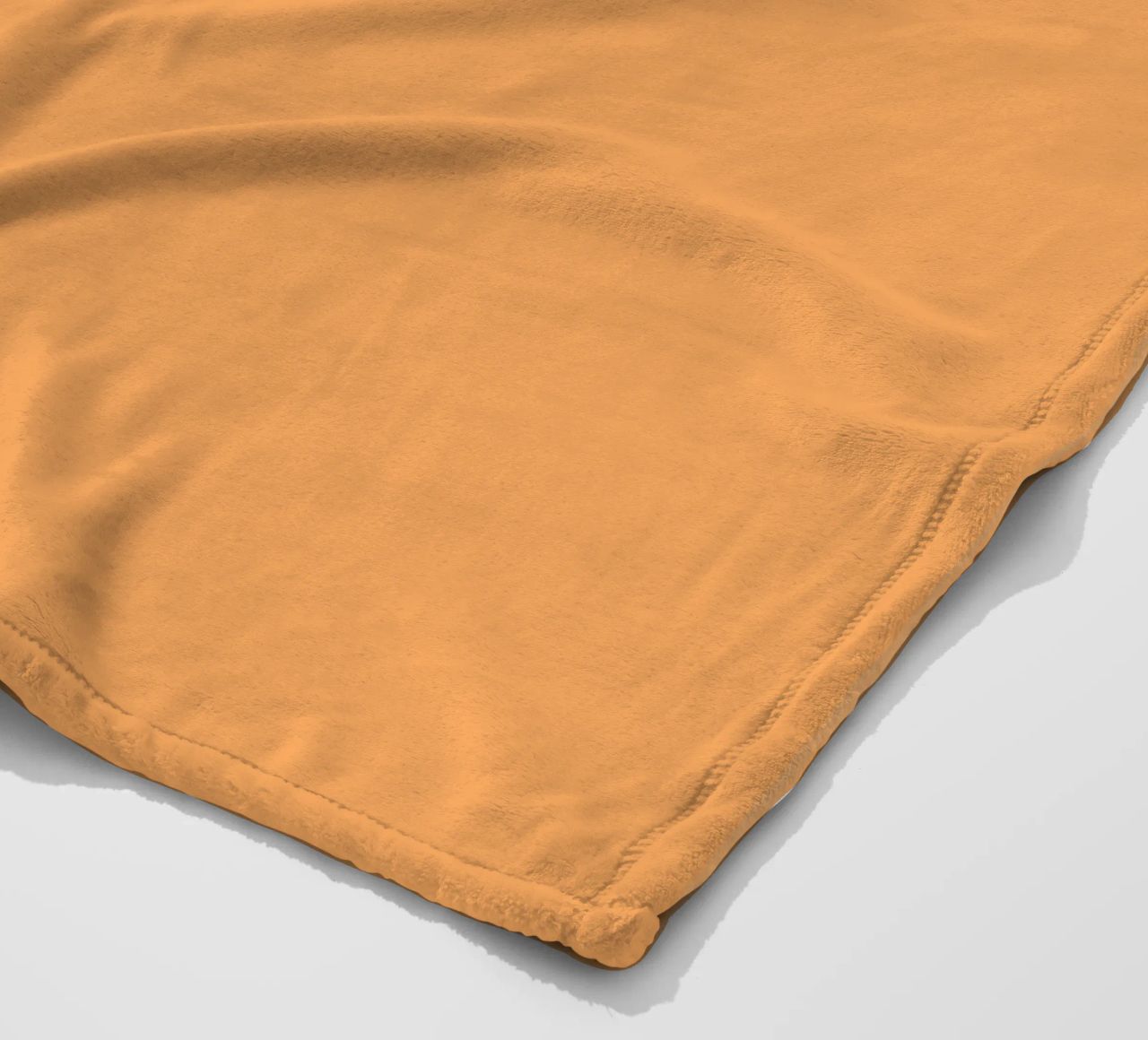 Abstract dynamic swirl pattern in orange fleece blanket by Something for you
