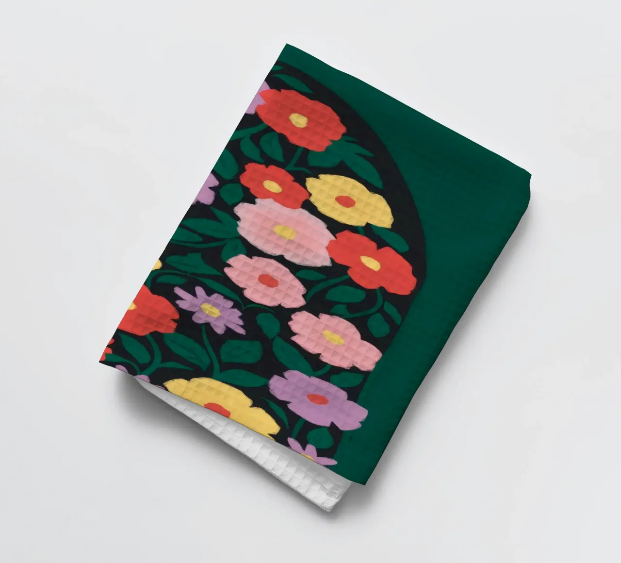 Floral Hair Dream tea towel by Fine Sanctuary