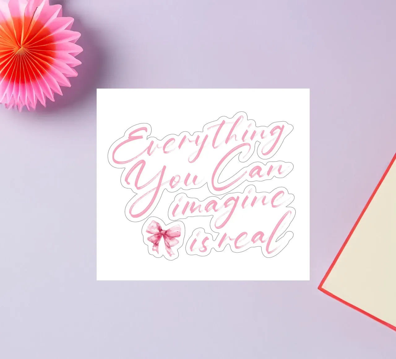 Everything You Can Imagine Is Real sticker by Gunawan Rb