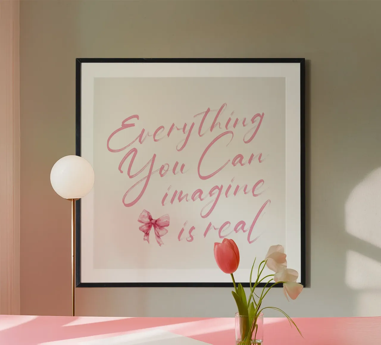 Everything You Can Imagine Is Real hahnemühle by Gunawan Rb