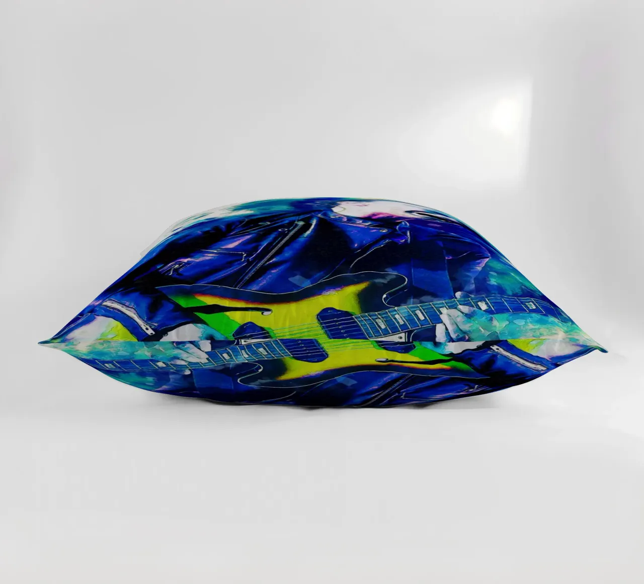 Smudge of Thom Yorke decorative cushion by Gunawan Rb