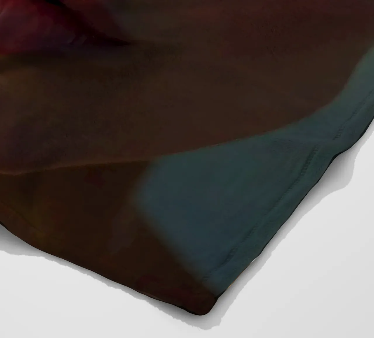 Lumière douce créant des ombres délicates sur un visage serein plaid polaire de DesignDoodle