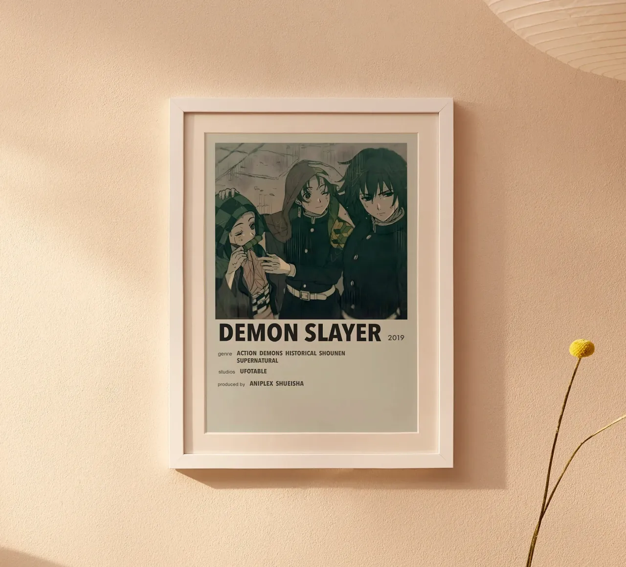 DEMON SLAYER  2019 poster con telaio in plastica da Totoya