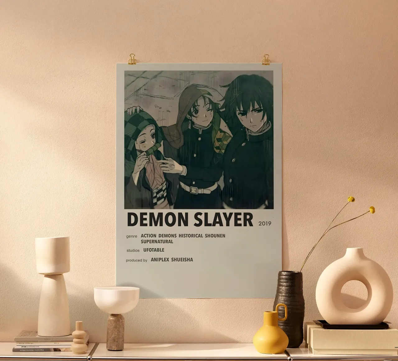 DEMON SLAYER  2019 poster con telaio in plastica da Totoya