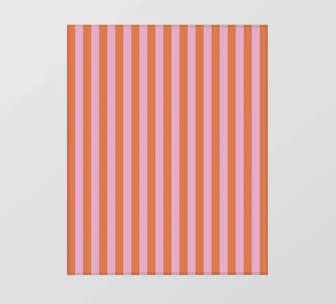 Orange und rosa Streifenmuster Backlit Folie von Paigaam Studio