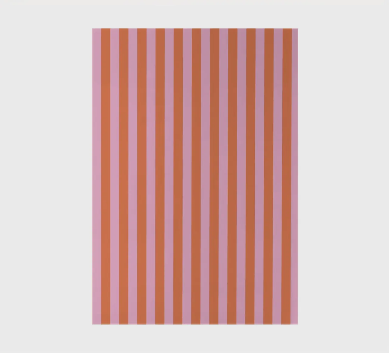 Orange and Pink Stripes Pattern carnet de notes de Paigaam Studio