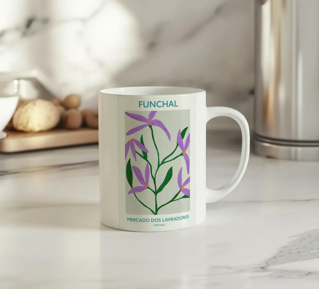 Funchal tazza in ceramica da Pure