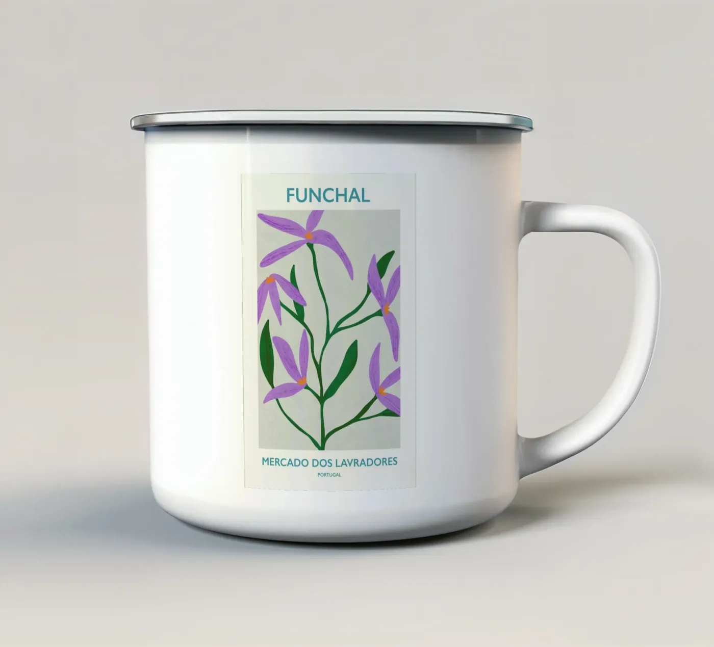 Funchal emaille mok van Pure