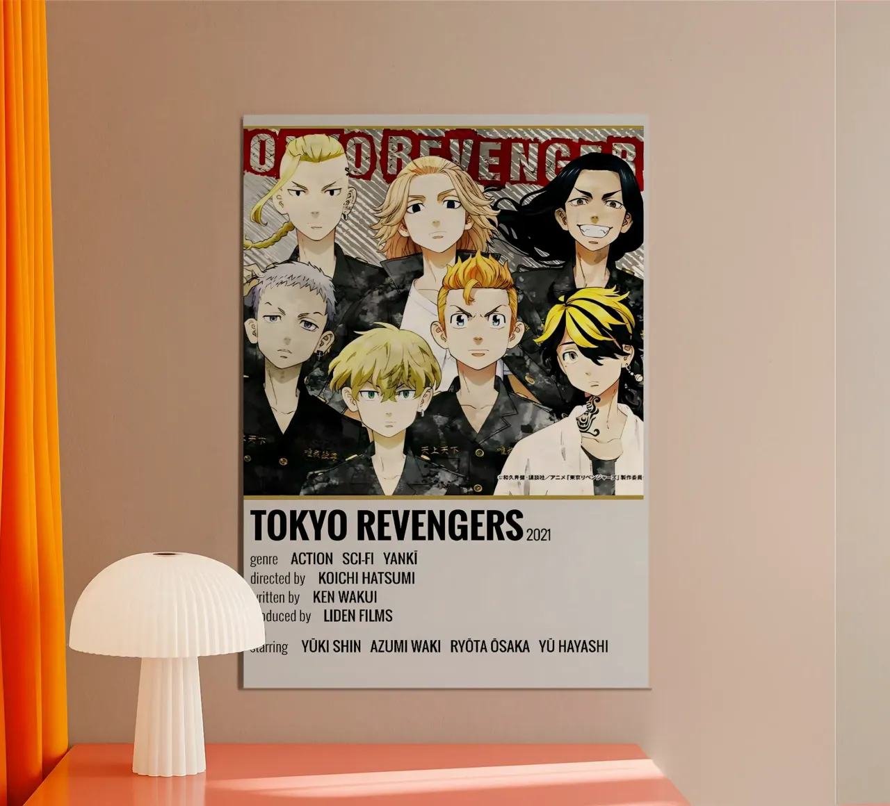 TOKYO REVENGERS 2021 carta hahnemühle da Totoya
