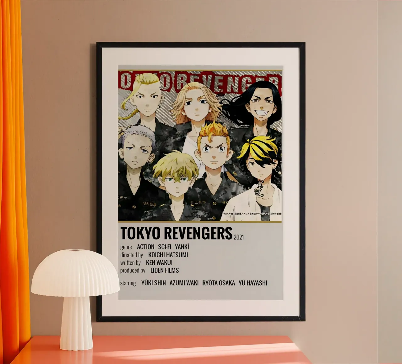 TOKYO REVENGERS 2021 carta hahnemühle da Totoya