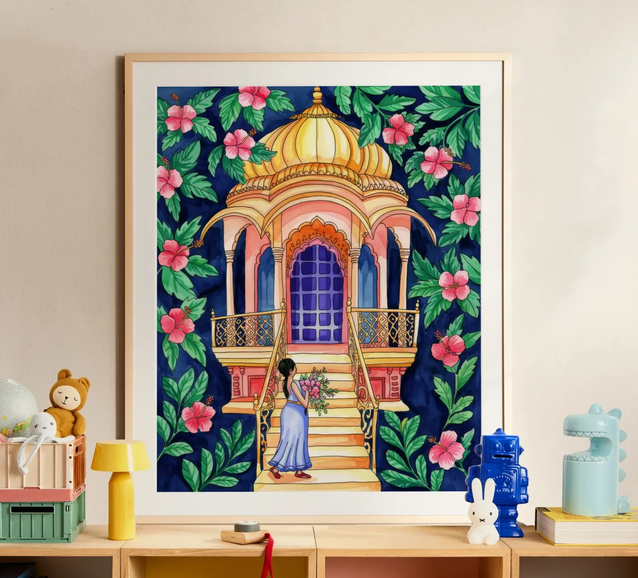 Palazzo floreale maestoso poster da Murni Strokes