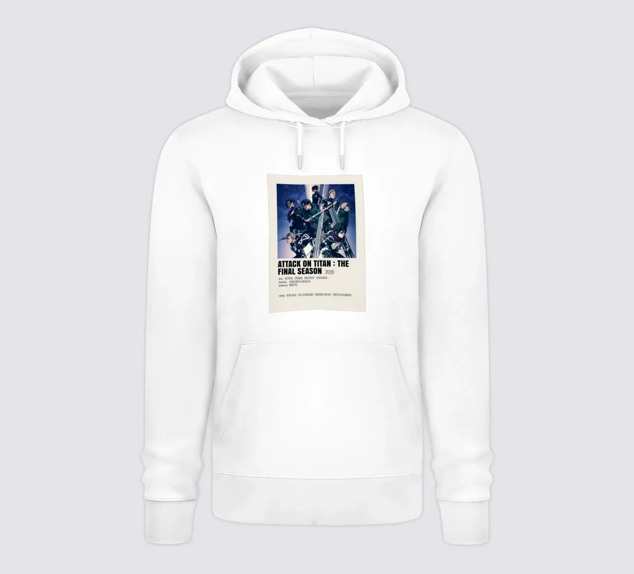 ATTACK ON TITAN THE FINAL SEASON 2020 felpa con cappuccio da Totoya