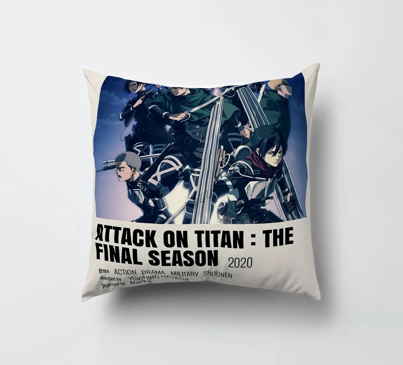 ATTACK ON TITAN THE FINAL SEASON 2020 cuscino da Totoya
