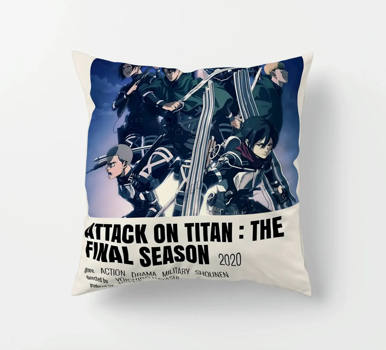 ATTACK ON TITAN THE FINAL SEASON 2020 cuscino da Totoya