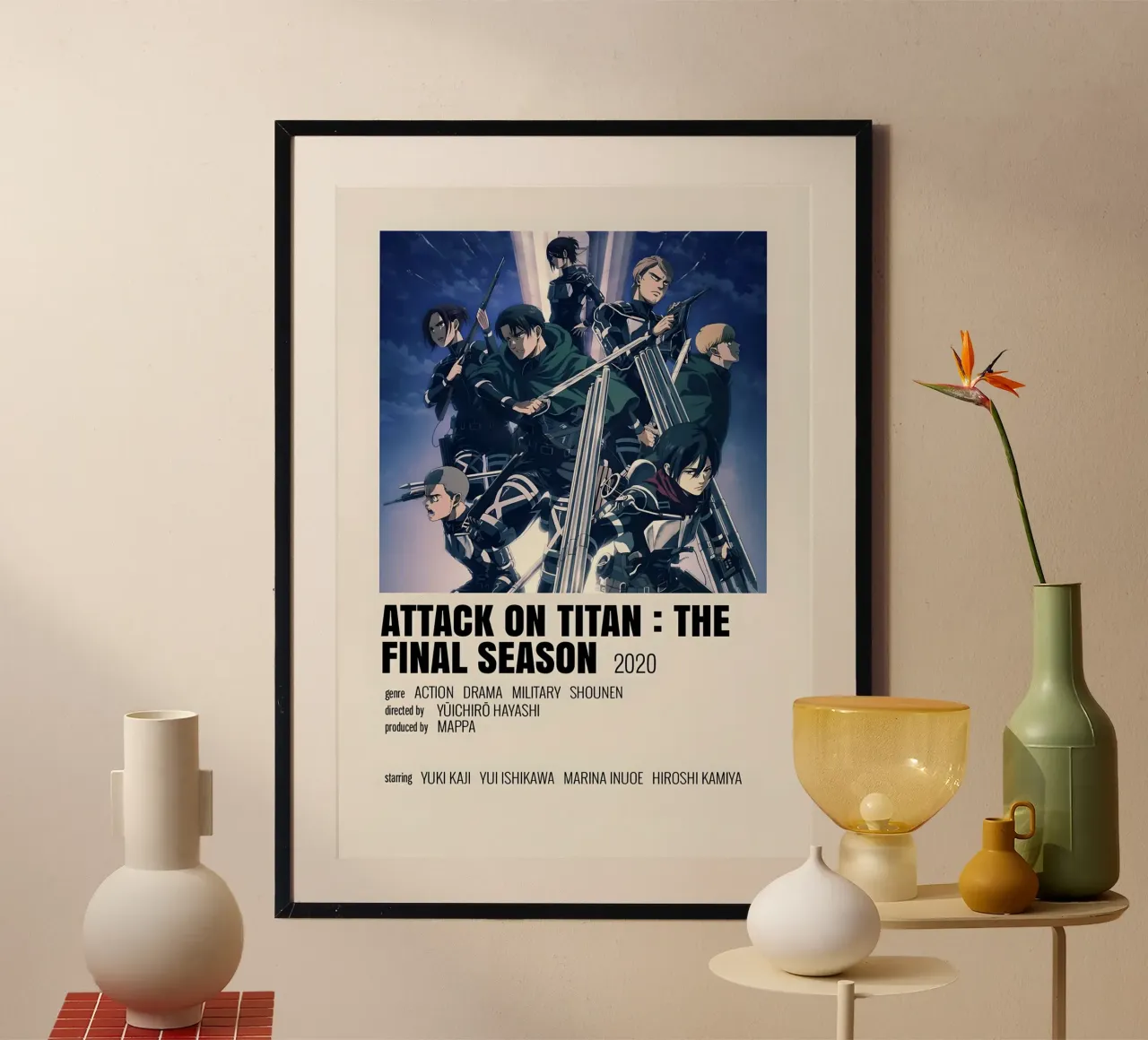 ATTACK ON TITAN THE FINAL SEASON 2020 poster da Totoya