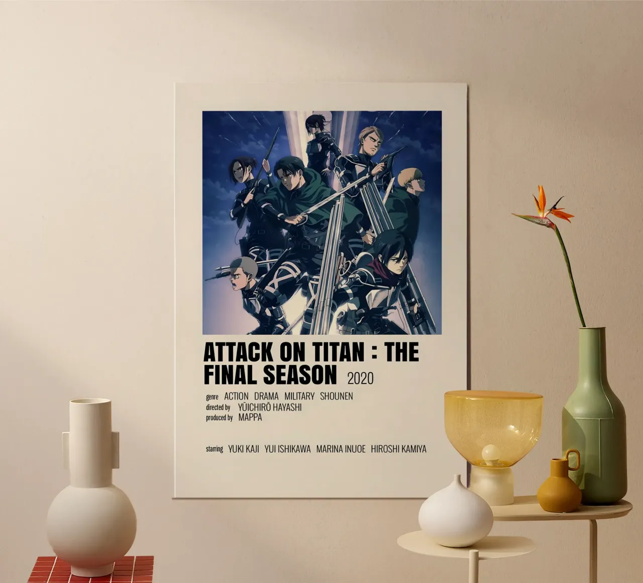 ATTACK ON TITAN THE FINAL SEASON 2020 poster da Totoya