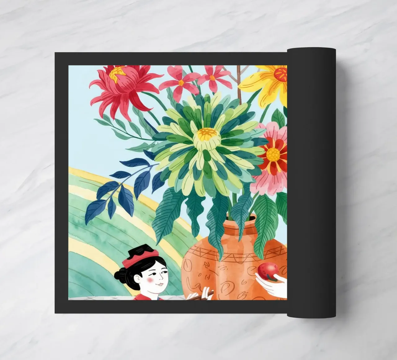 Vreugdevol familiefeest deurmat van Murni Strokes