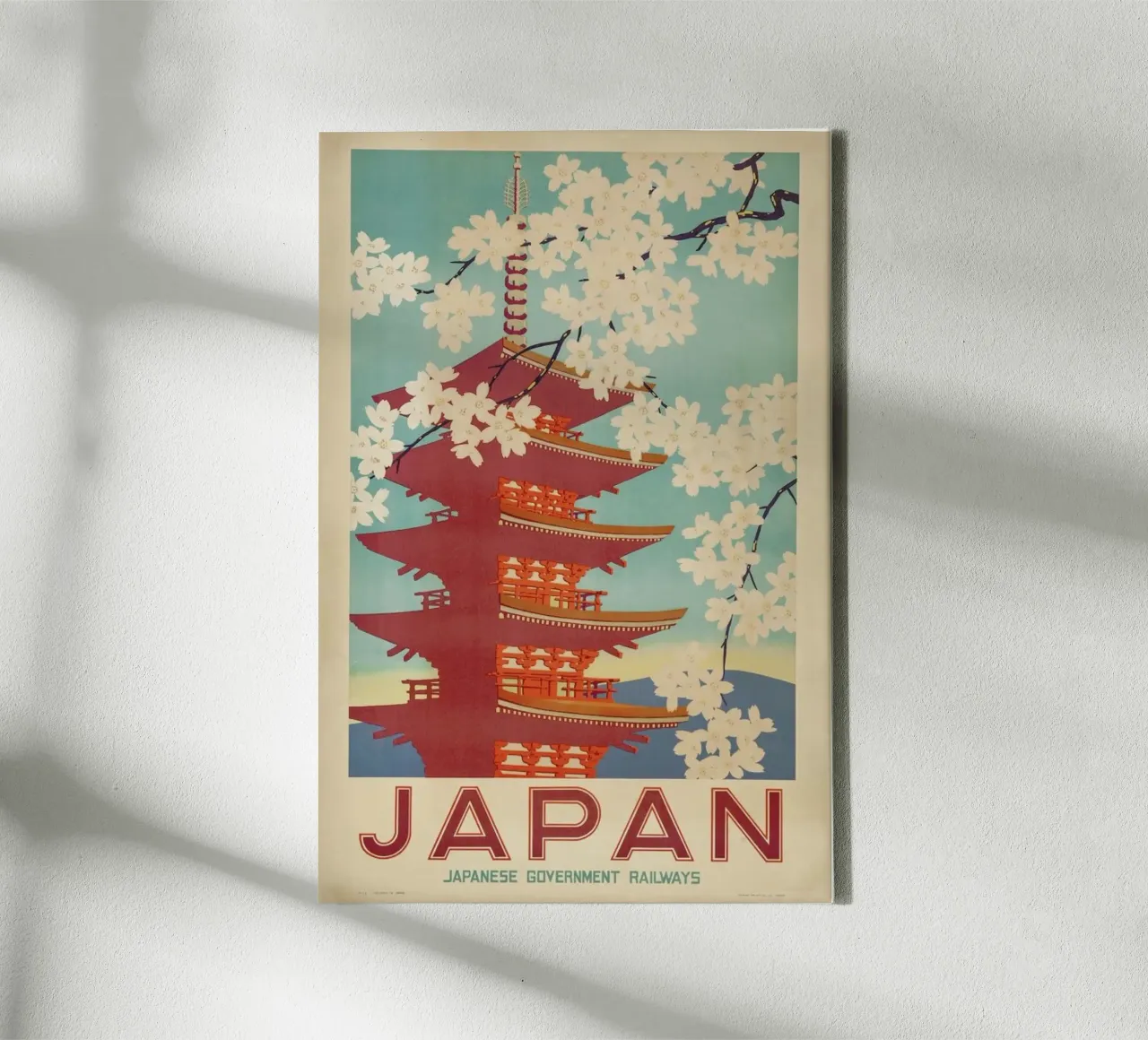 Japanese Government Railways tela con Cornice a cassetta da ARTOTHEK
