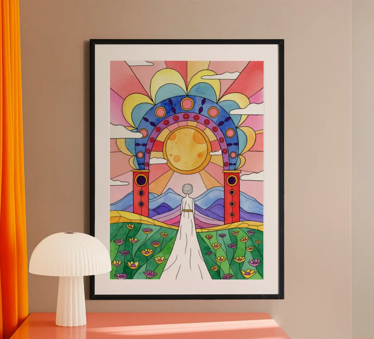 Arco nuziale radioso poster da Murni Strokes