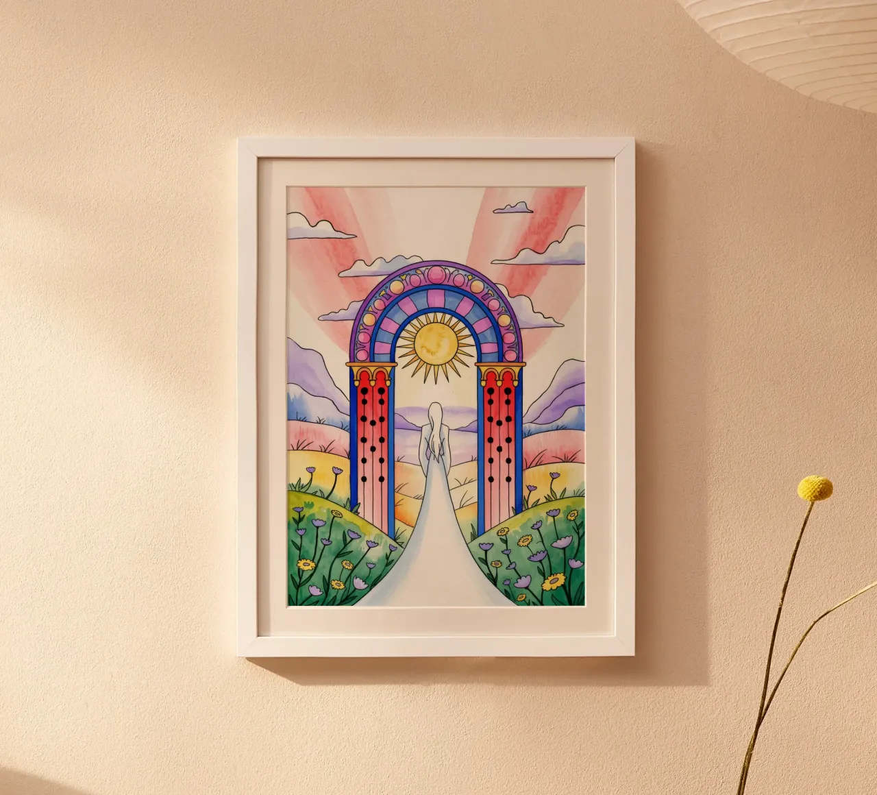 Percorso nuziale etereo poster da Murni Strokes