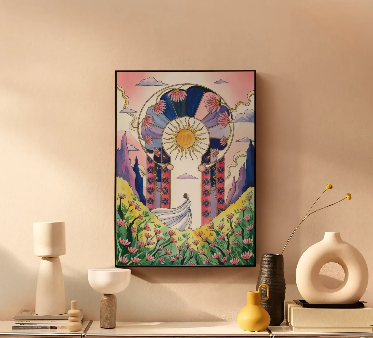 Celestial Bridal Arch alu-dibond by Murni Strokes
