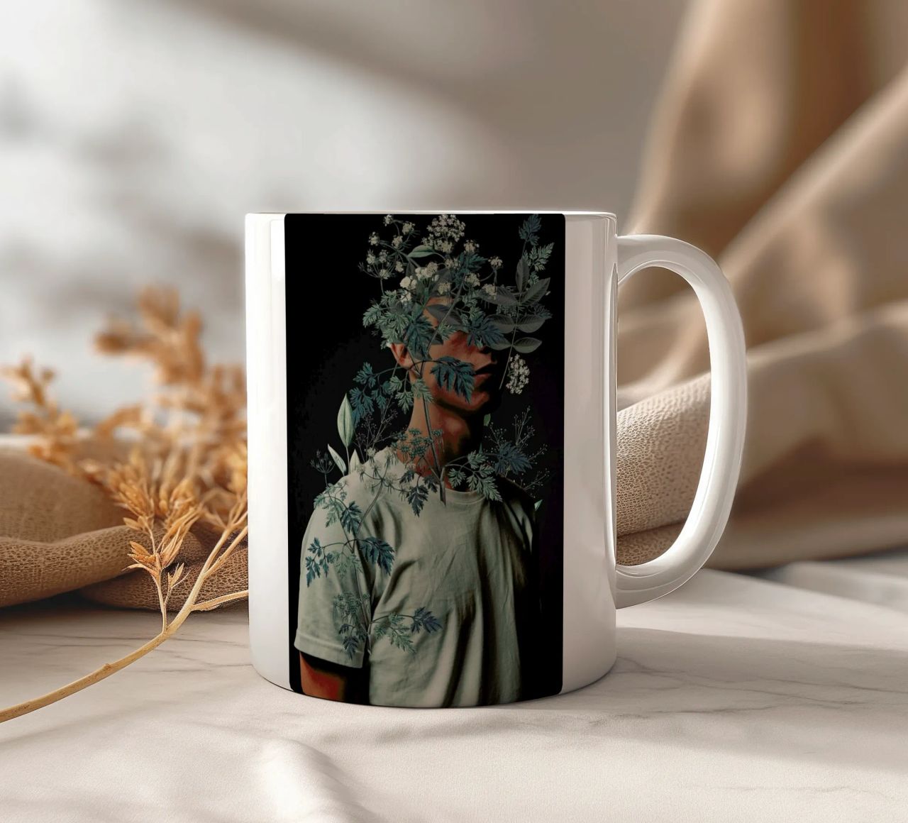 Waiting To Inhale taza de cerámica de Frank Moth