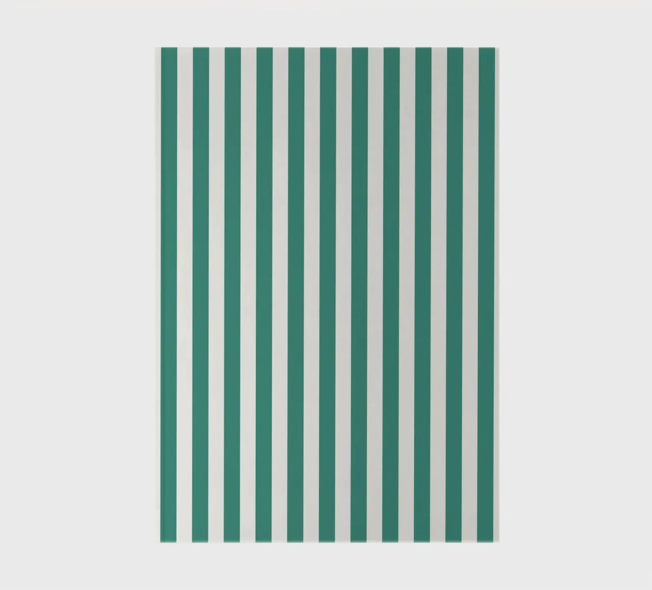 Turquoise and Beige Stripes Pattern notebook by Paigaam Studio