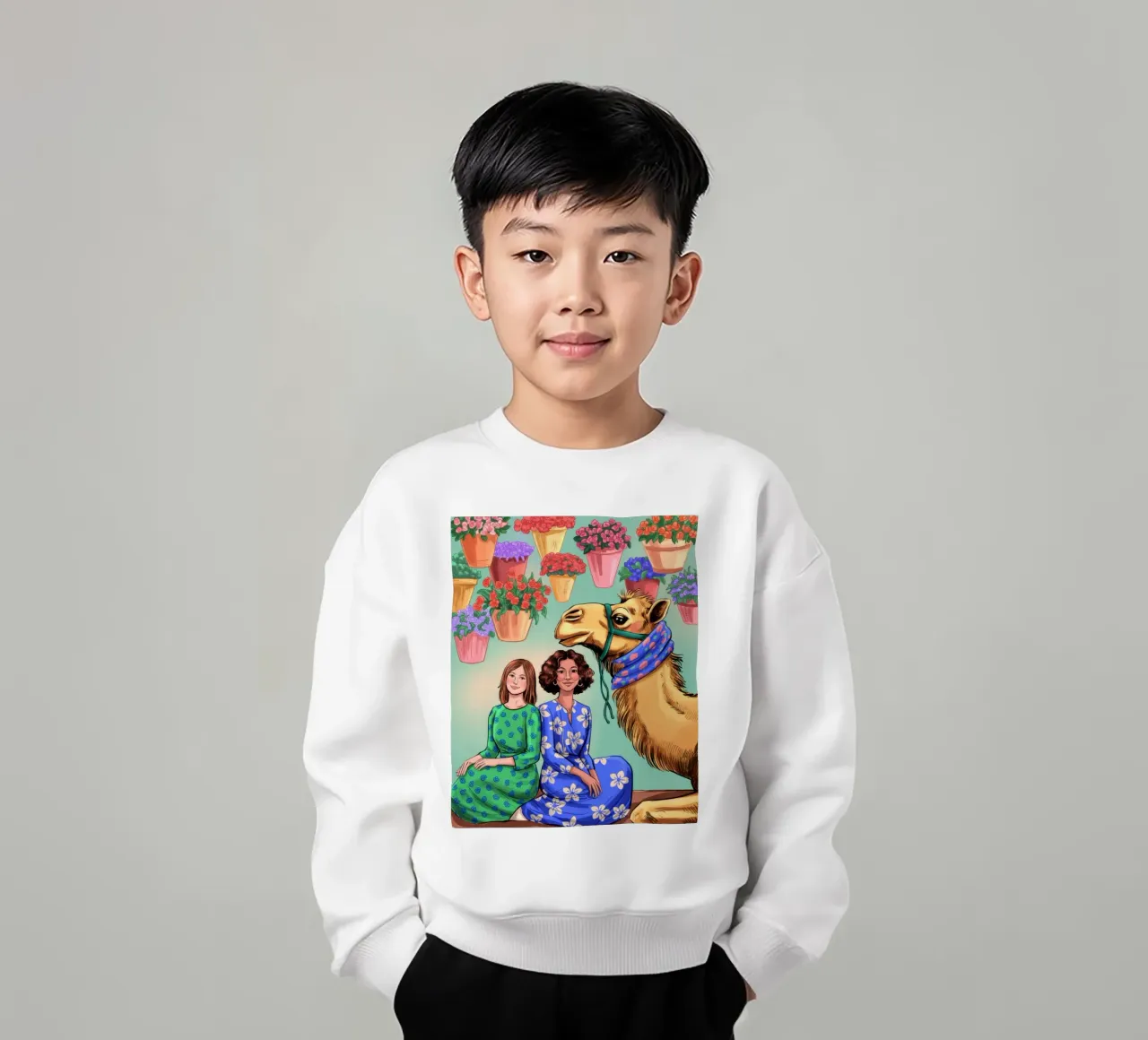 Compagni di cammello stravaganti felpa bambino da Murni Strokes
