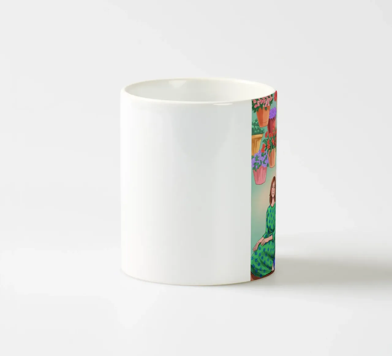Compagni di cammello stravaganti tazza in ceramica da Murni Strokes