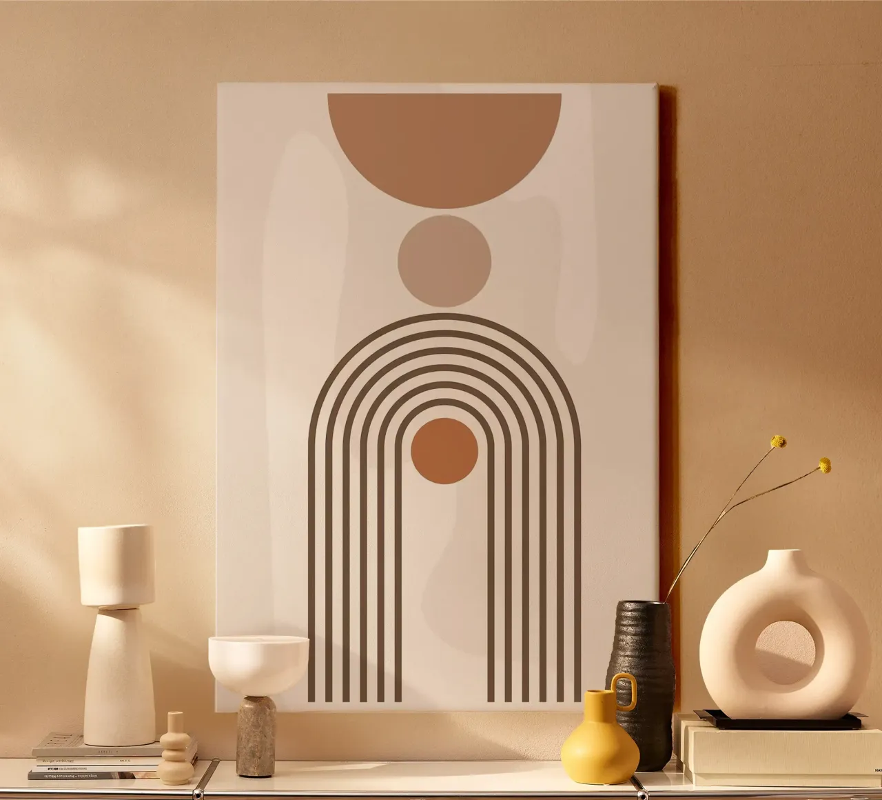 Abstract art canvas by Purrfect Whiskers Art