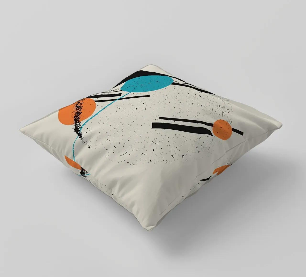 Astratto Bauhaus Minimalista cuscino da Purrfect Whiskers Art
