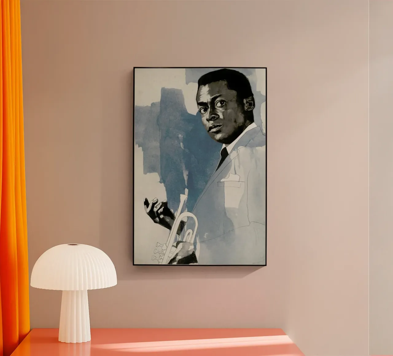 Miles Davis plexiglass da David Diehl