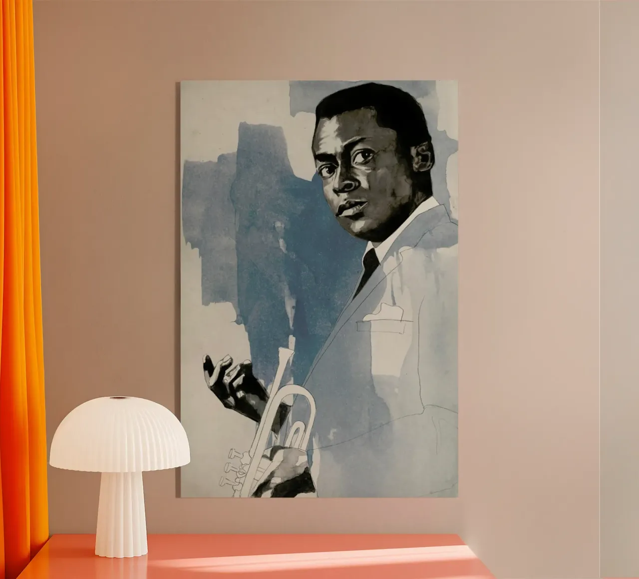 Miles Davis plexiglass da David Diehl