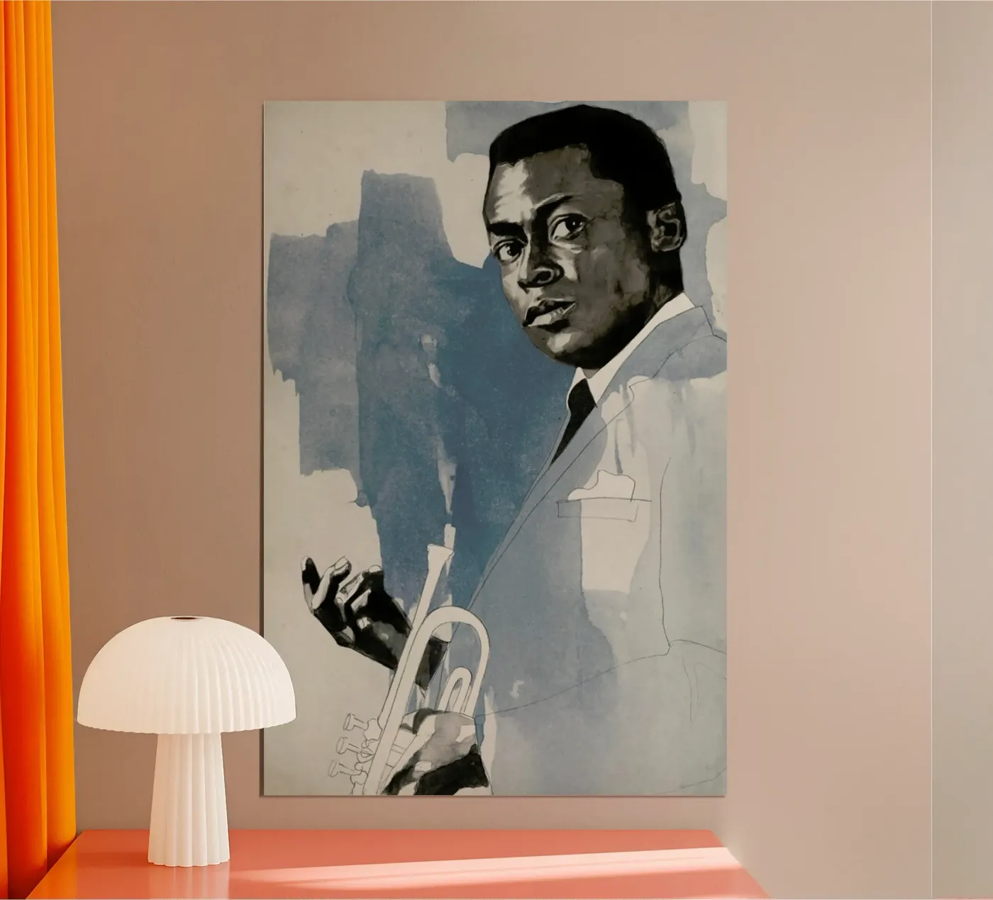 Miles Davis poster van David Diehl