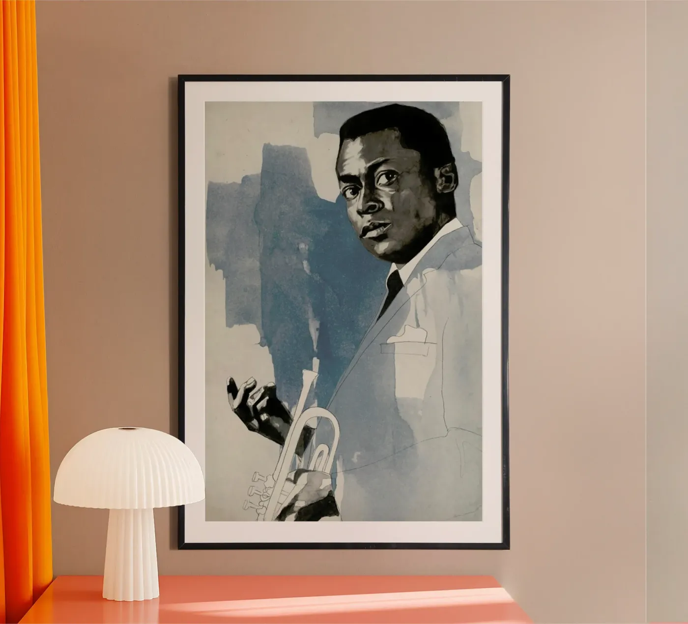 Miles Davis poster van David Diehl