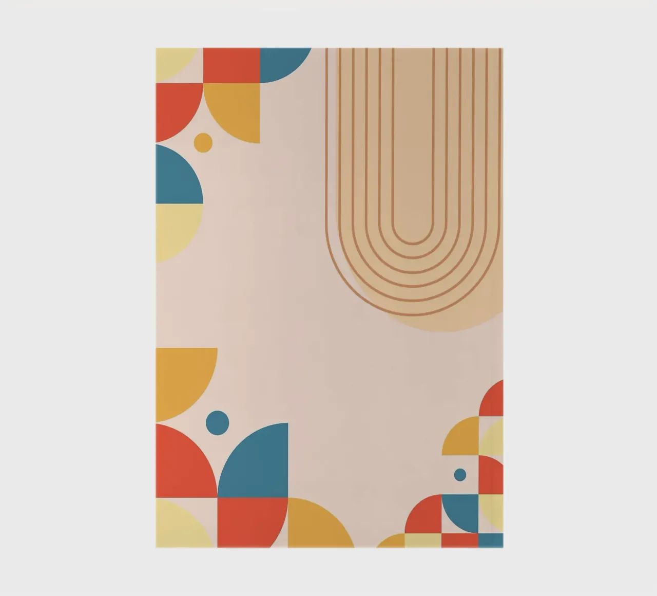 Abstract Pattern Colorful notebook by Purrfect Whiskers Art