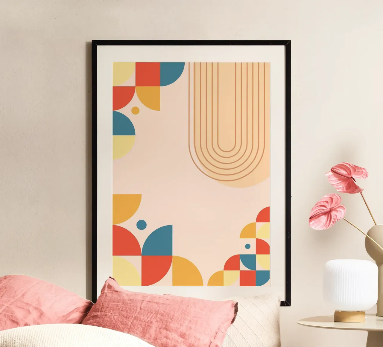 Abstract Pattern Colorful hahnemühle by Purrfect Whiskers Art