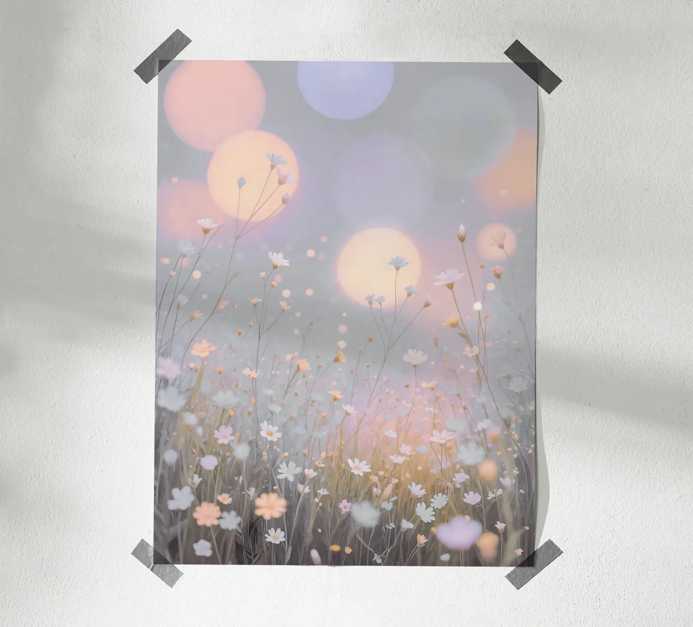 Dreamy Meadow Glow Poster von Moon  Bloom