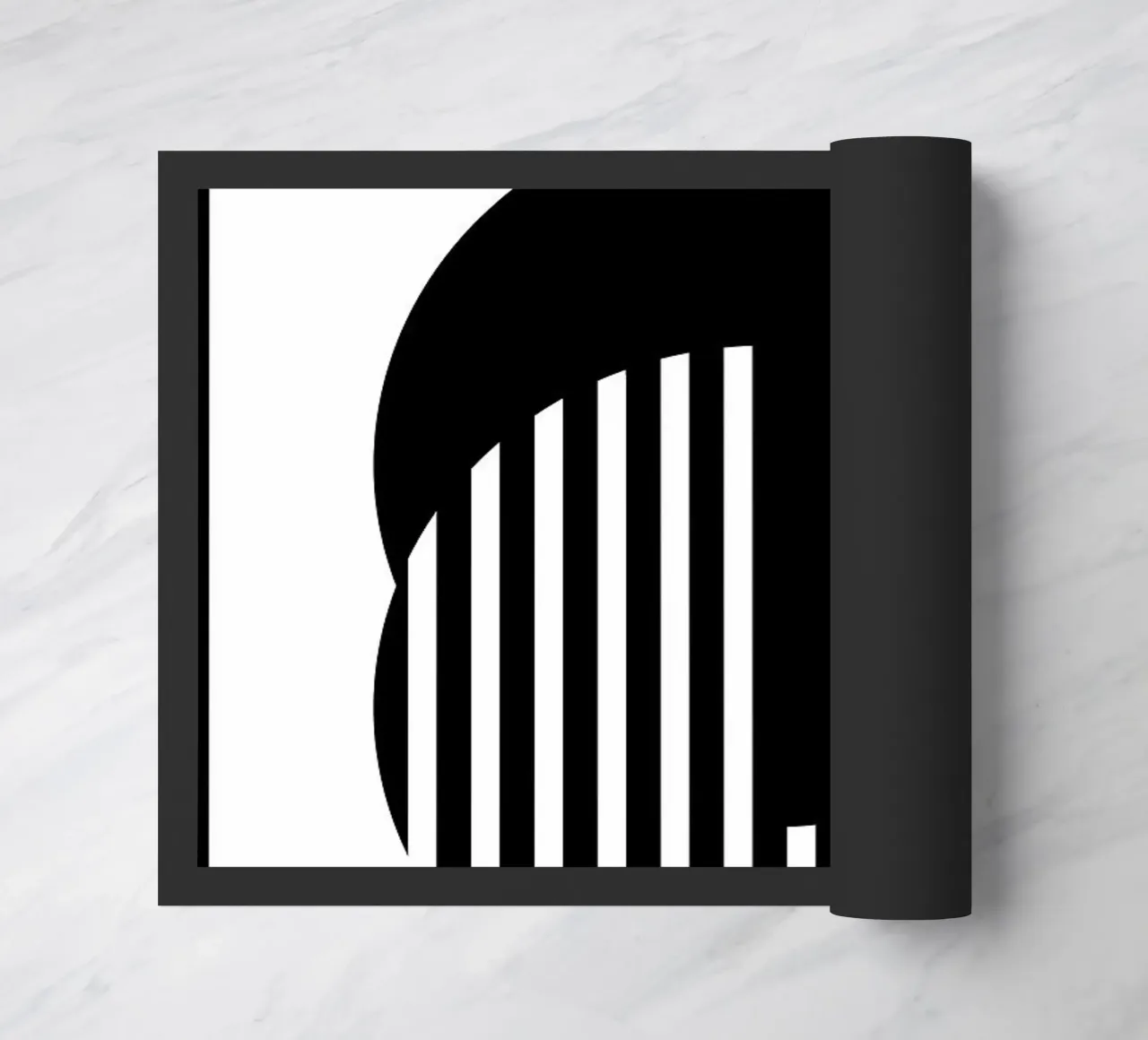 Bauhaus nero zerbino da Purrfect Whiskers Art