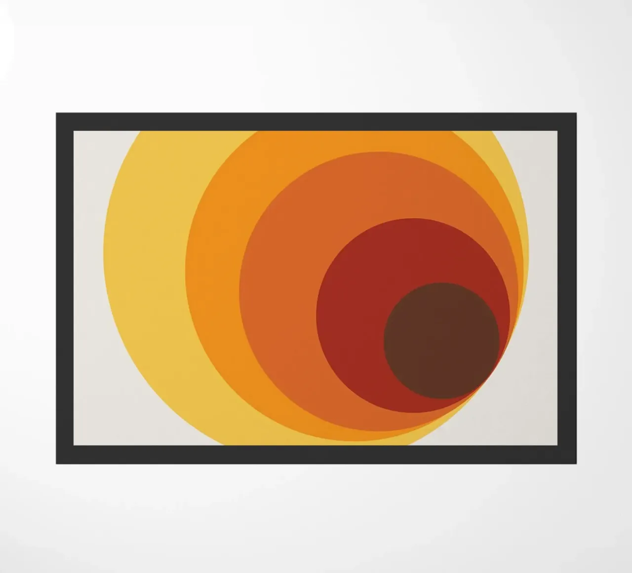 Arancione Bauhaus zerbino da Purrfect Whiskers Art