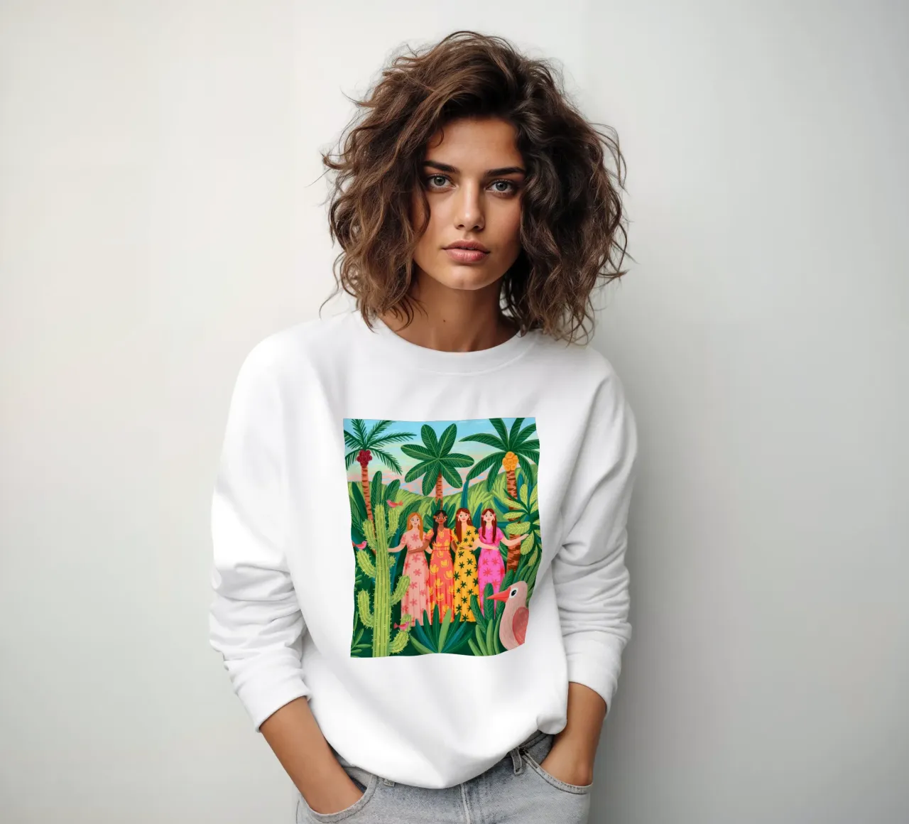 Armonia tropicale felpa da Murni Strokes